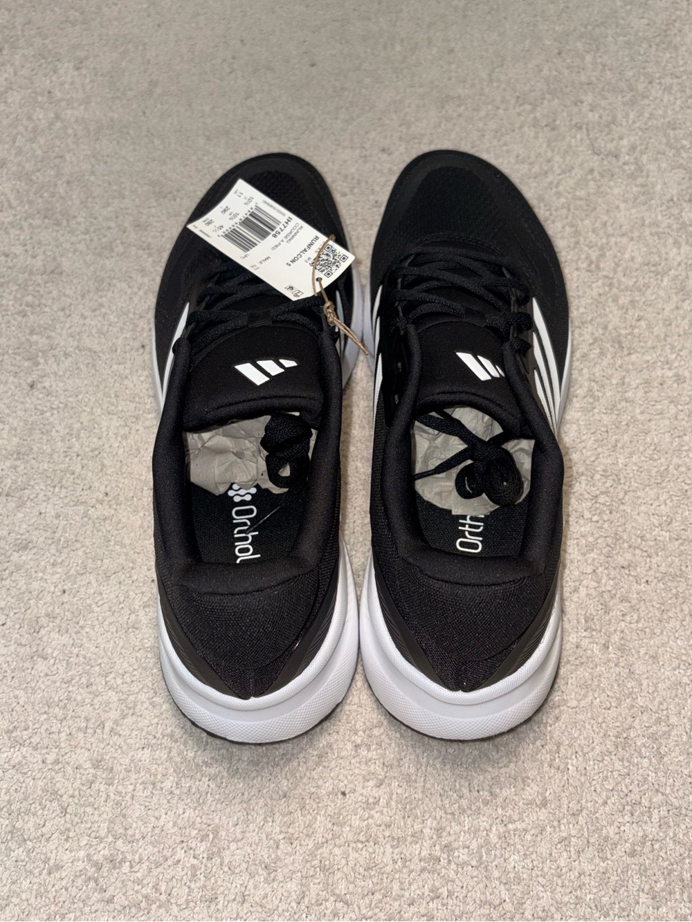 🆕Adidas Runfalcon 5 Men's Running Shoes - Black/White - Size 11 - Picture 5 of 6